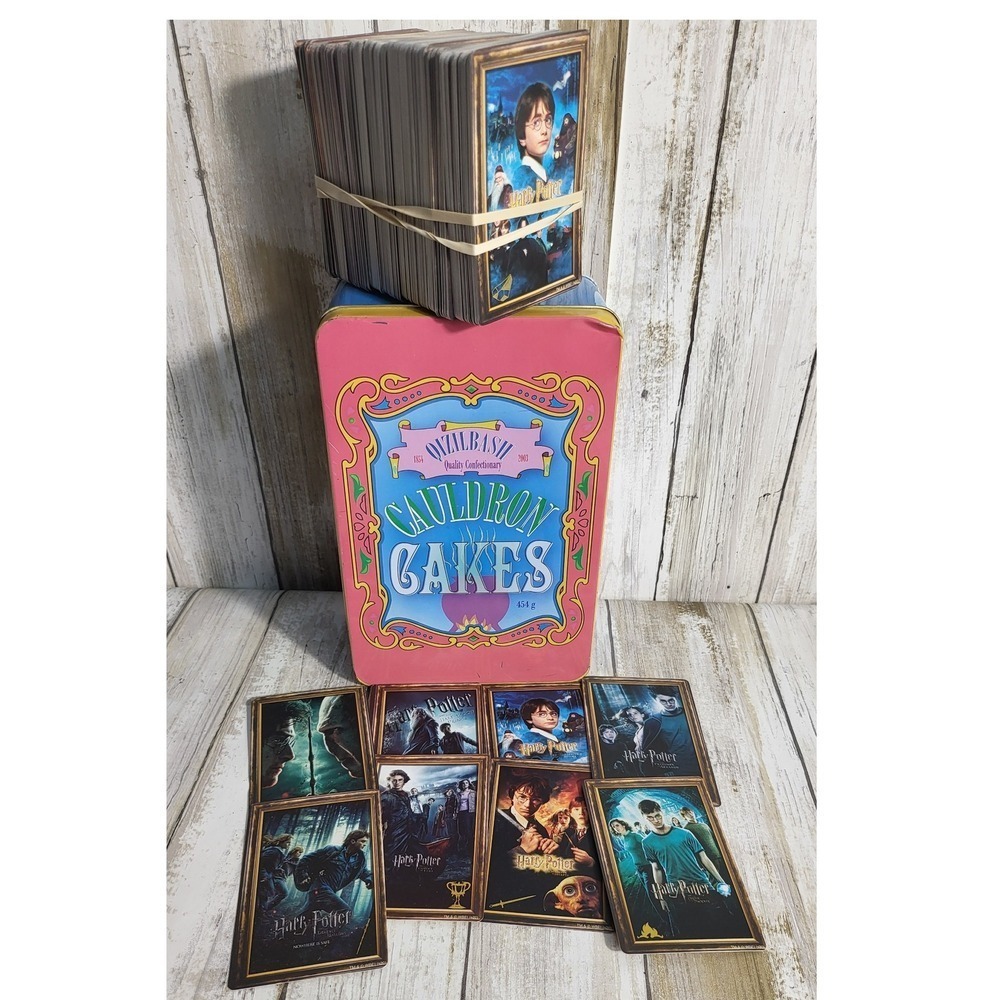 Harry Potter Cauldron Cakes Tin w/ Cards, Wizarding World Collectible - Picture 2 of 8